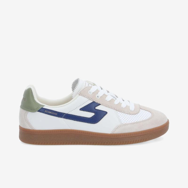 SHEFFIELD JOGGER M - NAPPA/SUEDE/NAP - BLANC/BLANC CASSÉ/BLEU MARINE